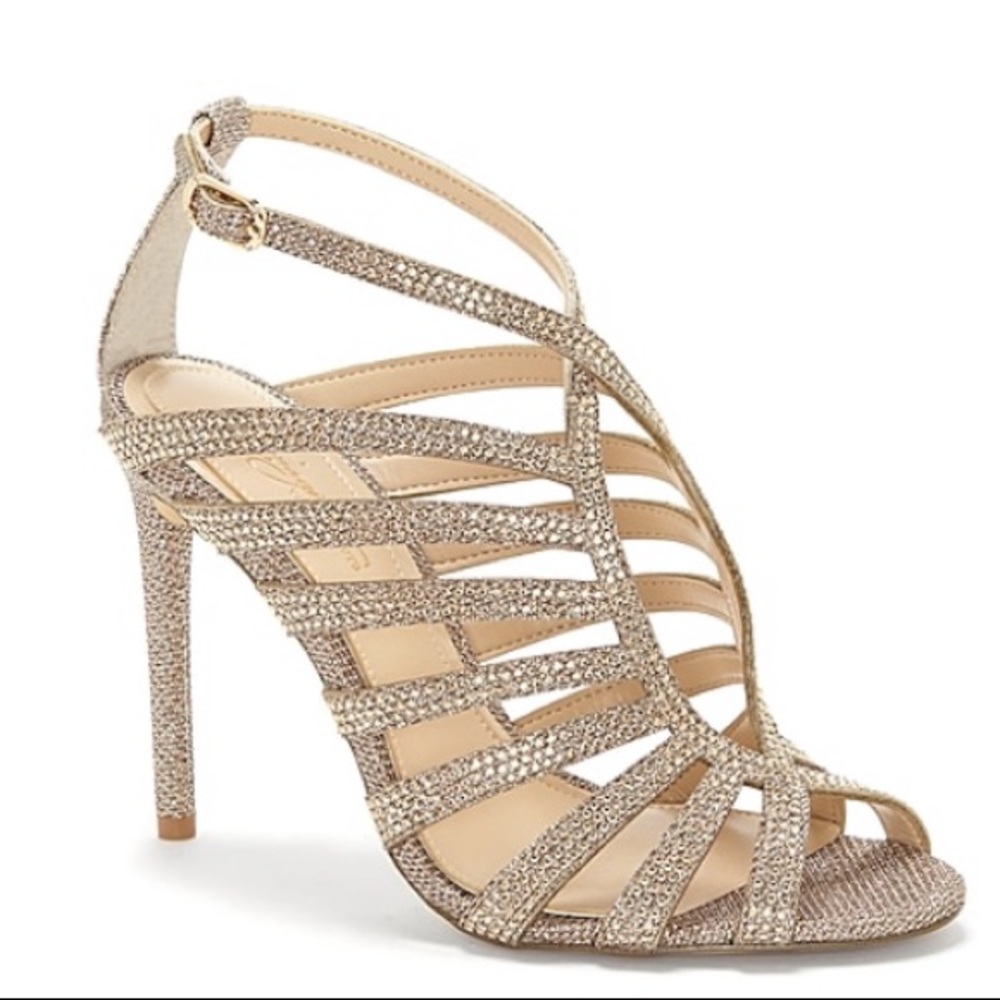 NEW Vince Camuto Imagine Gold Sparkle Heels